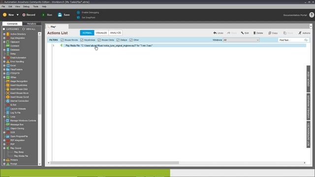10 PlaySound & System | Automation Anywhere V11 Tutorial | смотреть онлайн