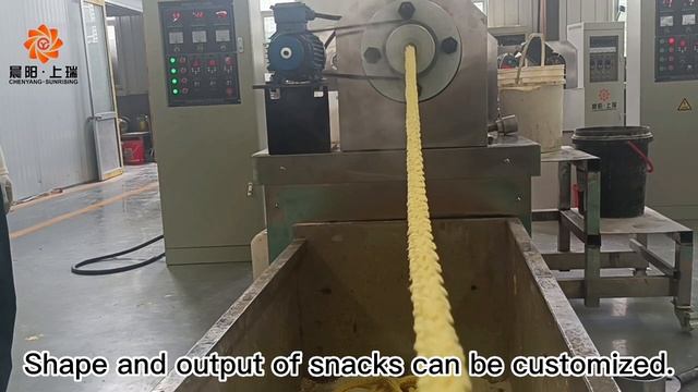 Puffed Corn cobs Snack Extruder Machine Line Testing Before Delivery Chenyang смотреть онлайн