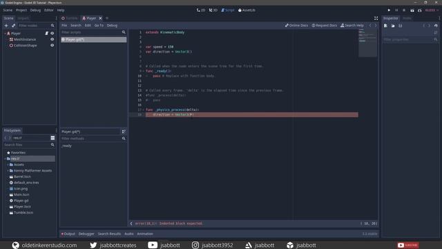 Introduction to Godot 3D (Part 3 – Level Design and Player Movement) | Godot 3.2 смотреть онлайн