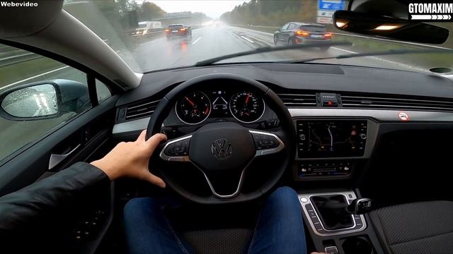 2021 Volkswagen Passat - POV Test Drive - Driving In The Rain