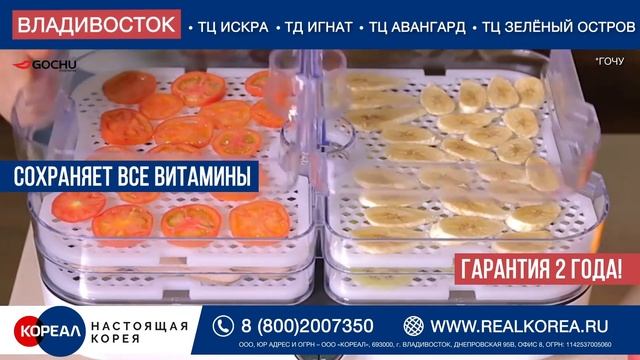 КАК СДЕЛАТЬ ФРУКТОВЫЕ ЧИПСЫ؟ ЛУЧШАЯ КОРЕЙСКАЯ СУШИЛКА ДЛЯ ОВОЩЕЙ И ФРУКТОВ Gochu D 310! смотреть онлайн