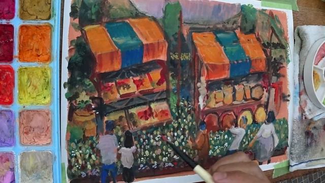 Painting at Flower Dome 2022 • Sakura Tulipmania Peony смотреть онлайн