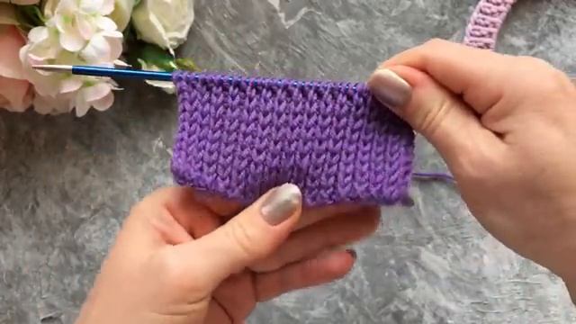 ШИКАРНАЯ РЕЗИНКА, КОТОРАЯ НЕ РАСТЯГИВАЕТСЯ!knittingpatterns