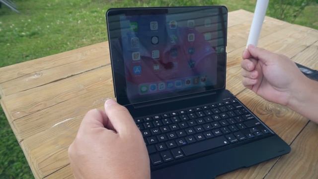 Как из Ipad 2018 сделать ноутбук. Техника с Aliexpress, распаковка клавиатуры. смотреть онлайн