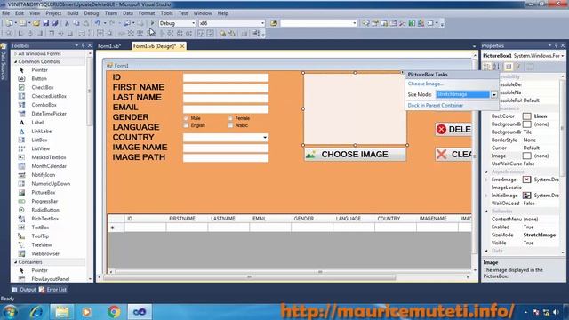 15. VB.NET AND MYSQL DATABASE CRUD - How To Resize Image To Fit PictureBox смотреть онлайн
