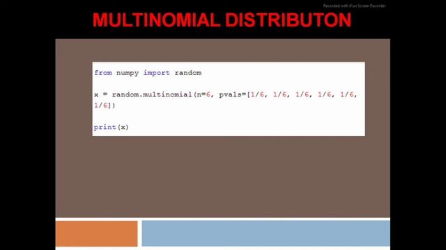 Python NumPy Tutorial | Multinomial Distribution (Part-18) смотреть онлайн