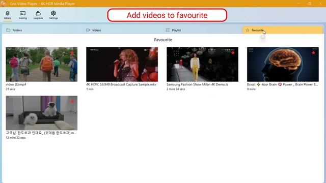 Quick & Easy Add Videos to Favorite in CnX Player | #1 4K HDR Video Player #cnxplayer смотреть онлайн