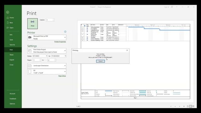 HOW TO PRINT ON M.S PROJECT смотреть онлайн