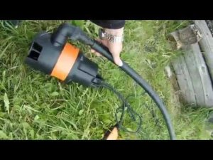 Испытание Садовый насос ВИХРЬ ДН-350, дренажный .