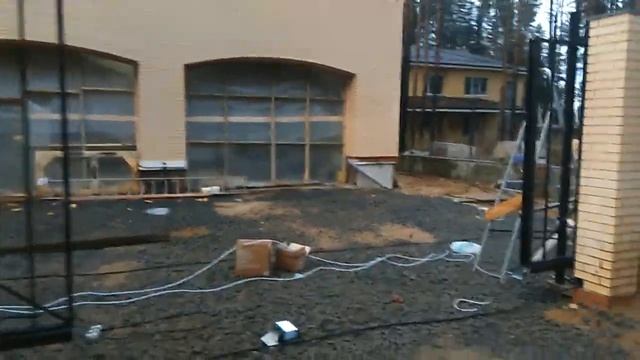 Установка откатных ворот от компании Ворота78 Спб смотреть онлайн