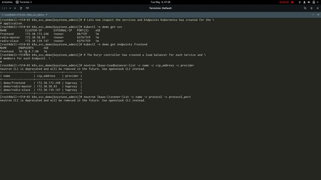 Kuryr Kubernetes pod-in-VM services demo смотреть онлайн