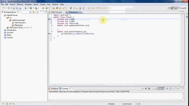 Java Applet Game Development Tutorial - Creating Graphics смотреть онлайн