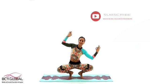Goddess Pose Variations | #GODDESSPOSE Utkata Konasana III | Yoga With Juliette смотреть онлайн