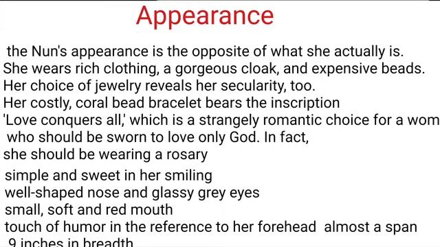 character sketch of the Prologue to the Canterbury tales|The Prioress character|Analysis of priores смотреть онлайн