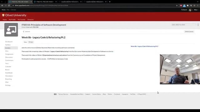 Principles of Software Development - Week 8b - Legacy Code & Refactoring Pt.2 смотреть онлайн