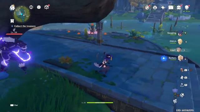 Genshin impact- Lingju pass Geo puzzle - column 1 смотреть онлайн