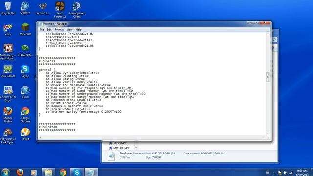 Pixelmon Tutorial: How to edit config/spawn rate
