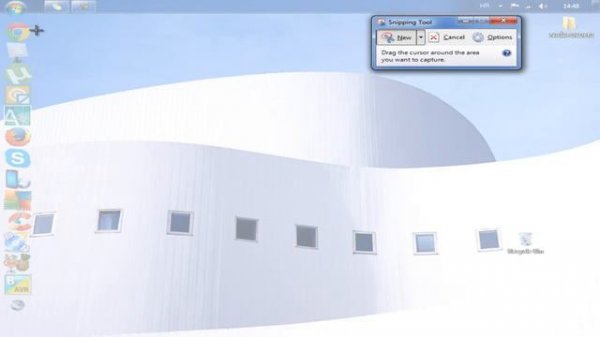 NO SOFTWARE REQUIRED -TAKE FAST SCREENSHOT ON WINDOWS 7 PC -SNIPPING TOOL