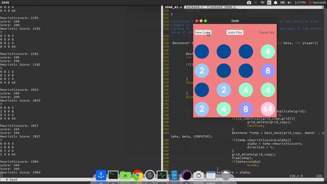 2048 Game Auto Solver смотреть онлайн
