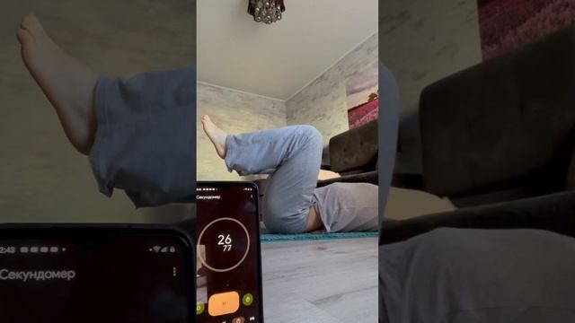 Задание от Зеленой Свечи. Скручивания с согнутыми ногами 7. Выполнено. смотреть онлайн