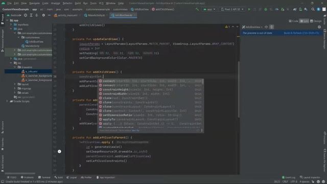 Android Custom View using ConstraintLayout | Without XML | Code Utility смотреть онлайн