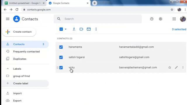 Import Google contacts to Google spreadsheets | Video Tips смотреть онлайн