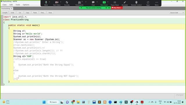 STRING CLASS AND ITS BUILT IN METHOD IN JAVA WITH PRACTICAL IMPLEMENTATION (BENGALI) смотреть онлайн
