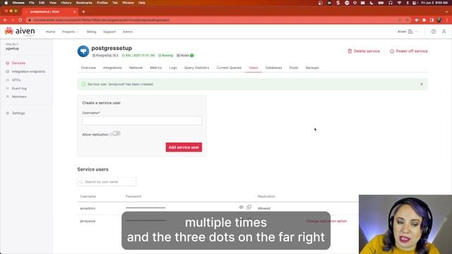 Getting Started with Users in pgAdmin and Aiven смотреть онлайн
