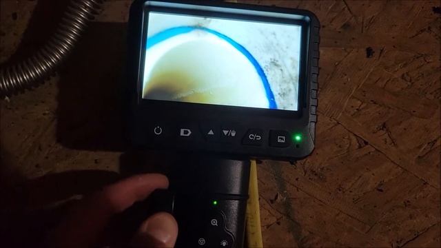 Camera Finds Clog - Articulating Borescope In Drain Pipe смотреть онлайн