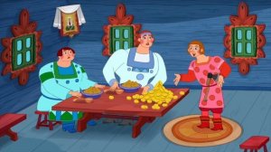 Болтливая жена. Видео для детей. Пословицы и поговорки.