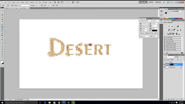 Desert Text Effect in Photoshop - Photoshop Tutorials 2016 смотреть онлайн