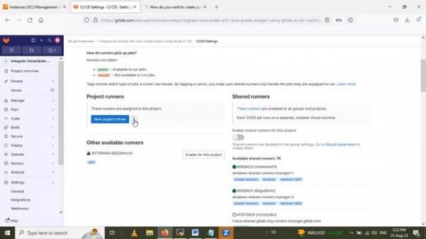 SonarQube Integration with GitLab CI for Java Gradle Project | SonarQube Java Gradle | GitLab CI CD