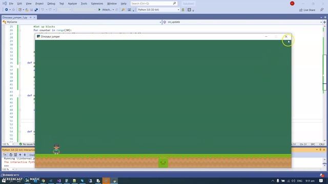 Python Arcade video 6 - making enemies, moving enemies смотреть онлайн