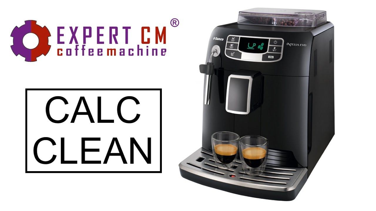 Чистка от накипи кофемашины Saeco Intelia EVO HD8880 смотреть онлайн