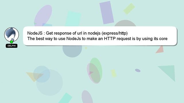 NodeJS : Get response of url in nodejs (express/http) смотреть онлайн