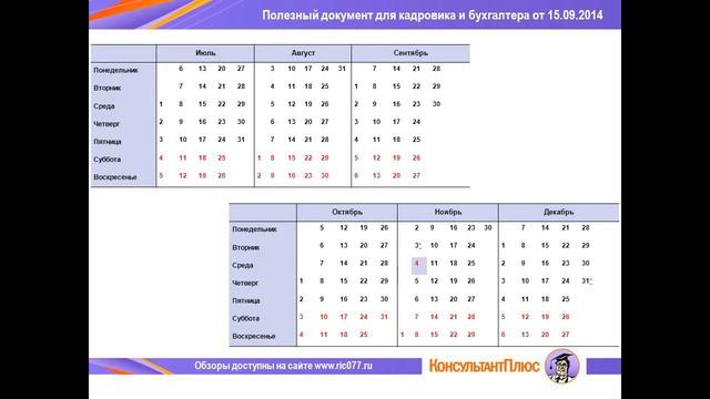 Производственный календарь-2015 смотреть онлайн