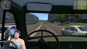 РАБОТАЮ НА СКОРОЙ ПОМОЩИ в CITY CAR DRIVING + РУЛЬ