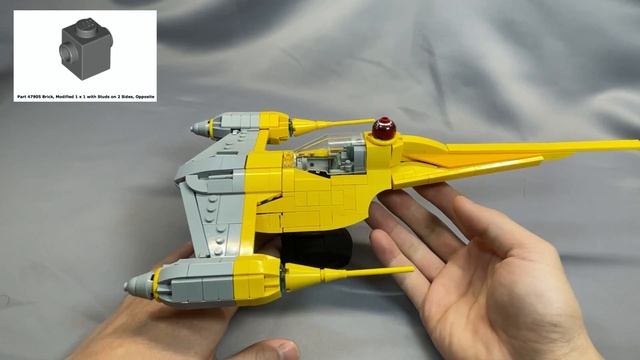 Review: N-1 Starfighter (v2) by Inthert / Brick Vault [MOC] смотреть онлайн