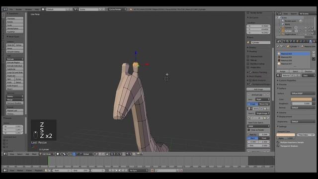| PigArt | BLENDER Low Poly: Giraffe смотреть онлайн