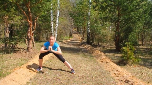 Боковой выпад. Качаем ягодицы. смотреть онлайн