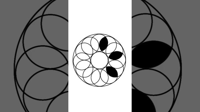 Рисунок из кругов#shorts смотреть онлайн