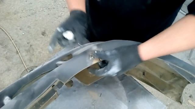 ремонт бампера клеем смотреть онлайн