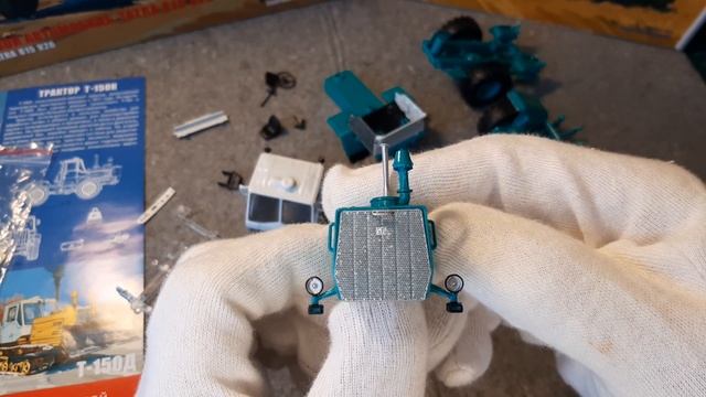 Продолжение стройки модели трактора Т-150к / avd/ Масштабная модель 1:43 смотреть онлайн