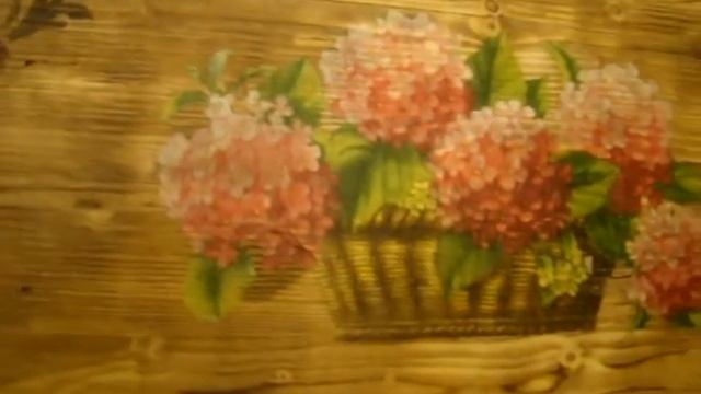 Панно и ключница Корзина Гортензий смотреть онлайн