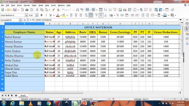 How To Change Row Height And Column Width In Libreoffice calc || Quickly Resize Columns and Rows смотреть онлайн