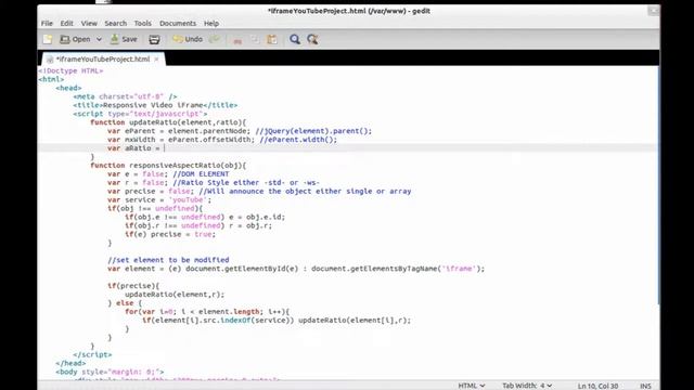 How to make video iFrames responsive with JavaScript смотреть онлайн
