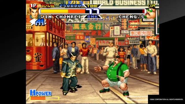 ACA NEOGEO REAL BOUT FATAL FURY SPECIAL Jin Chonrei Playthrough смотреть онлайн