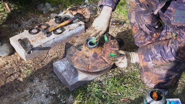 Ремонт Нивы 2121. Замена ступичного подшипника. смотреть онлайн