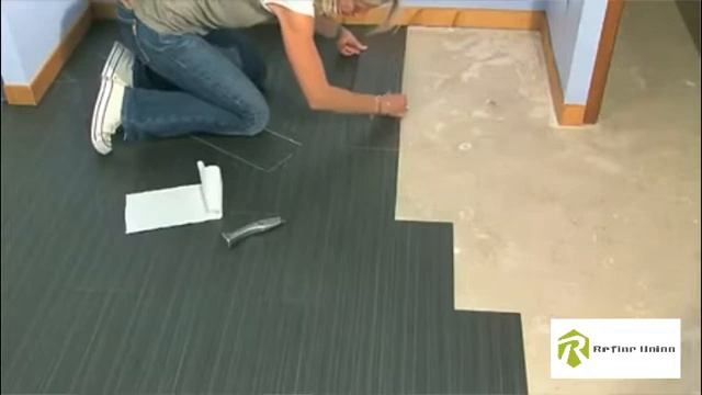 PVC Self-adhesive Flooring Installing